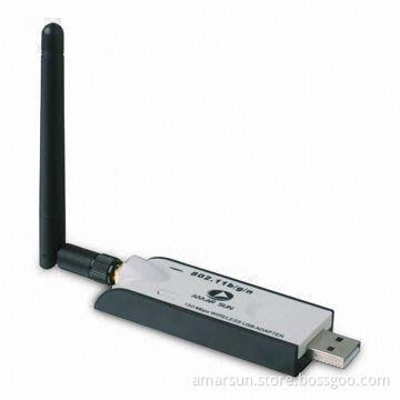 150Mbps High Gain USB Wireless LAN Card with 4dBi Detachable Antenna and Security Encryption
